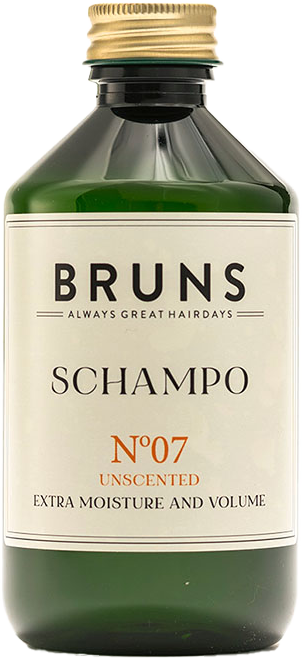 Bruns No 07 Shampoo Unscented Extra Moisture & Volume